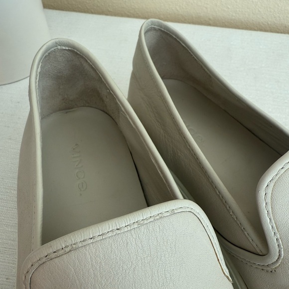 VINCE Light Gray Leather Slip-On Platform Casual
Sneakers - Picture 9 of 11